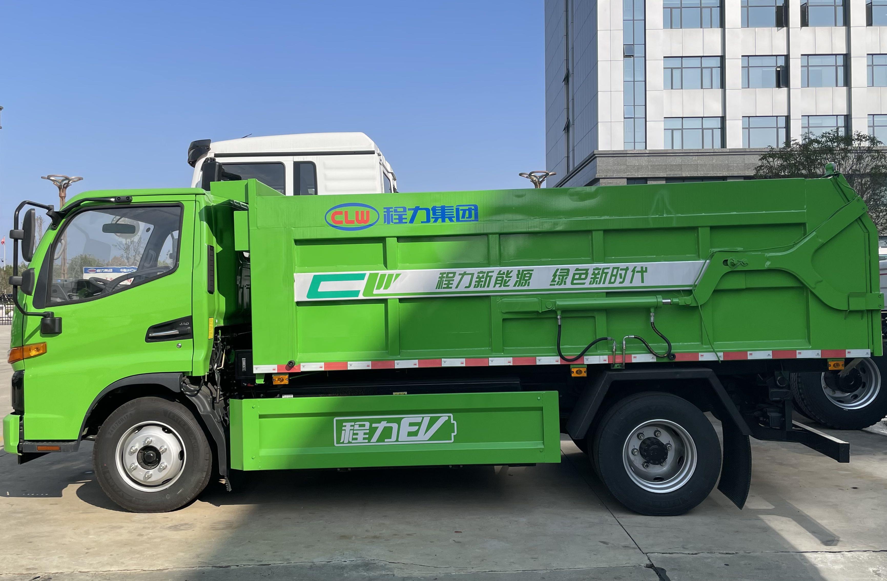 江淮駿鈴純電動(dòng)廂式垃圾運(yùn)輸車圖片3